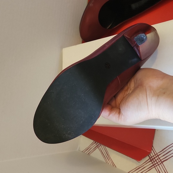 Mixit fauna red pumps used 8 1/2 - Picture 9 of 12